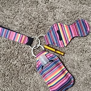 Keychain accessory lanyard